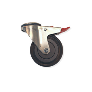 100mm Rear Braked Castor