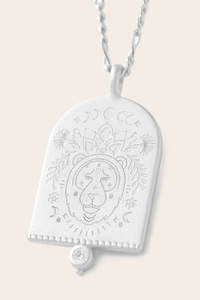 Sale: LEO ZODIAC NECKLACE- SILVER