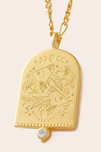 Sale: PISCES ZODIAC NECKLACE