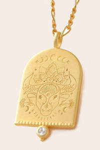 Sale: TAURUS ZODIAC NECKLACE