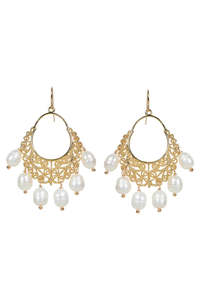 KLEIN LUXE EARRING - PEARL TEARDROP