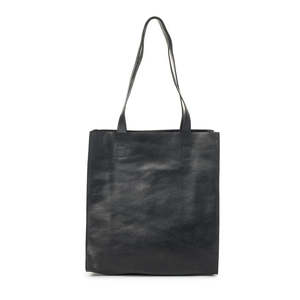 Dusky Robin Handbags: CATIE TOTE- BLACK