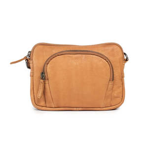Dusky Robin Handbags: LOTTIE BAG- TAN