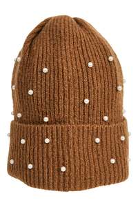 ATHENA BEANIE- TOFFEE