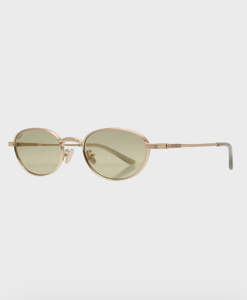 Sunglasses: Promise Land- Gold Green