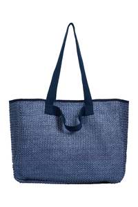 Accessories: ARTEMIS BEACH BAG - INDIGO