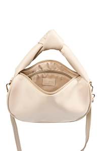 Dusky Robin Handbags: ZALA BAG - BISQUE