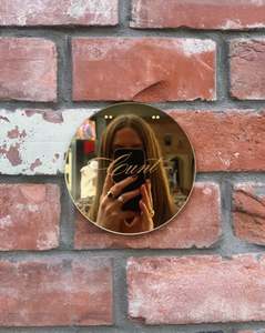 Homewares: Cunt Mirror Gold