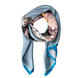 Men: Fabula Large Silk Square in Blush or Sky