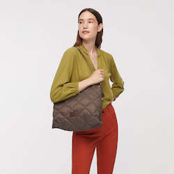 Accessories: Quilted Nylon Cross bag