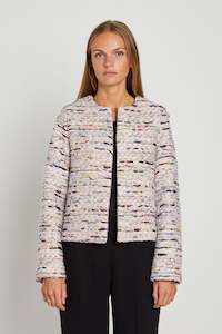 Jackets: Tiana Jacket in Stone Grey Pink