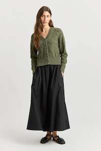 Knitwear: Tile Stitch Cardigan Toorallie