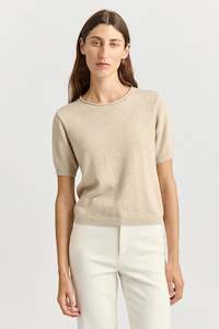 Knitwear: Short Sleeve Knit. Toorallie