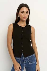 Tops: Infusion shortsleeve vest  UNION