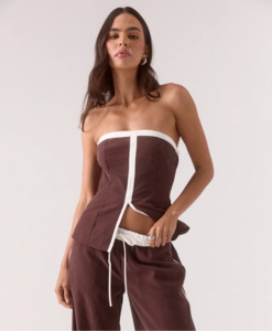 Tops: Sora Bodice Vanilla or Ganache Sovere