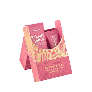 Kakadu Plum Essentials Pack Lip Lustre 15ml + Hand Creme 50ml