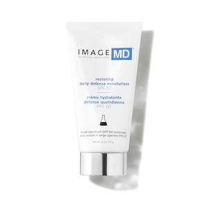 Sunscreen: IMAGE MD® Restoring Daily Defense Moisturiser SPF50
