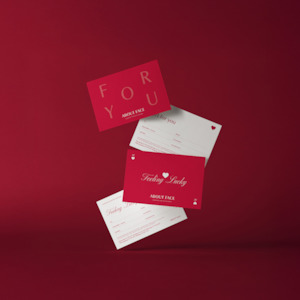 Gift Vouchers: About Face Gift Voucher Valentines Voucher