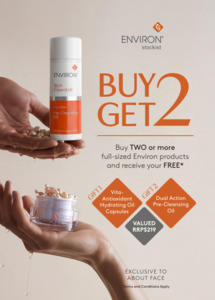 Environ: 🎁 March GWP Environ - Pre-cleansing oil + Hydrating oil Capsules (100% off)