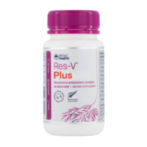 Res V: Powerful Resveratrol & Turmeric Antioxidant Supplements: Res-V Plus (3-month supply) About Health