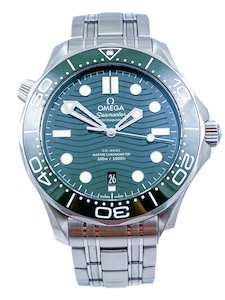 Omega Seamaster FOREST GREEN Professional 300m Co-Axial Master Chronometer Mens &hellip;