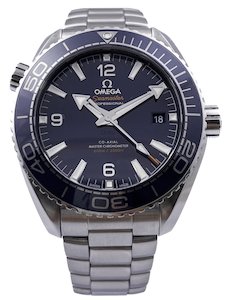 Products: Omega Seamaster Planet Ocean MASTER CHRONOMETER 600m/2000ft Co-Axial Mens 44mm Wristwatch Ref 215.30.44.21 with Box and Papers from 2023