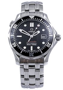 Omega Seamaster Professional 300m Quartz Steel 36mm Mens Wristwatch 212.30 B&P