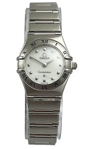 Omega Constellation Quartz Ladies Stainless Steel Wristwatch with Mother of Pear&hellip;