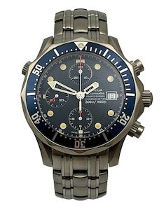 Rare PRESENTATION Omega Seamaster TITANE 300m Auto Chronograph Titanium 2298.80 &hellip;