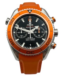 Products: Omega Seamaster Planet Ocean 600m Co-Axial Chronograph 45mm Stainless Steel Mens Wristwatch Ref 232.32.46.51.01.001 Box and Papers from 2013