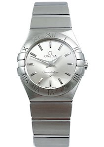 Omega Constellation Quartz Stainless Steel Ladies Wristwatch Ref 123.10.27 with &hellip;