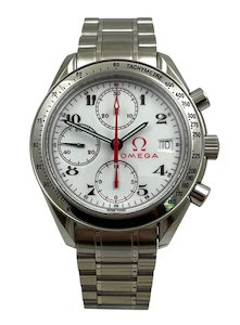 Products: Omega Speedmaster OLYMPIC Automatic Stainless Steel Mens Wristwatch Ref 3515.20.00 circa 1999