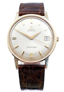 Omega 1967 Seamaster Solid 9ct Gold Automatic Mens Wristwatch Ref 166.003 Fully Serviced
