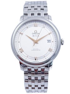 Omega DeVille Prestige Chronometer Automatic Steel Mens Watch 2023 Ref 424.10