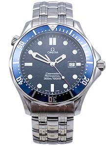 Omega BLUE WAVE Seamaster Professional 300 Stainless Steel Quartz 41mm Mens Wris&hellip;
