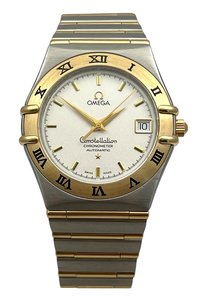 Products: Omega Constellation Chronometer Automatic 18ct Gold and Stainless Steel Mens Wristwatch from 2007 Reference 1202.30.00 fully Serviced