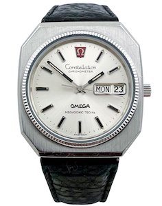 Omega Constellation MEGASONIC Chronometer 720Hz Electronic Stainless Steel Mens &hellip;