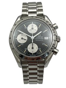 Products: Omega Speedmaster PANDA Automatic Stainless Steel Mens Wristwatch Ref 3511.50 with Box and Papers from 1998 Fully Serviced