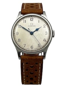 Omega MILITARY 1945 RAF / RNZAF Manual Stainless Steel Mens Wristwatch Ref 13322 Cal 30T2.SC