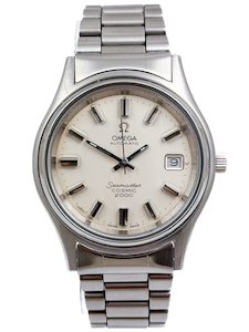 Products: Omega 1973 Seamaster Cosmic 2000 Automatic Stainless Steel Mens Wristwatch Ref 166.128 Fully serviced on NEW Bracelet