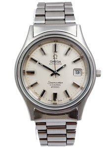 Products: Omega 1973 Seamaster Cosmic 2000 Automatic Stainless Steel Mens Wristwatch Ref 166.128 Fully serviced on NEW Bracelet