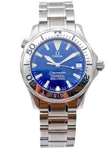 Omega BLUE WAVE Seamaster Professional 300 Automatic Stainless Steel 36mm Mid-si&hellip;