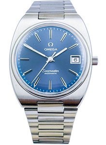 Products: Omega 1979 Seamaster Automatic Stainless Steel Mens Wristwatch on Original Omega Bracelet Ref 166.0206.1 Fully Serviced