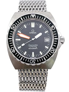 Omega 1970s BABY SHOM Seamaster 120m Stainless Steel Mens Wristwatch Ref 166.0250 Serviced