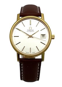 Omega Vintage 1978 Automatic Gold Plated and Stainless Steel Mens Wristwatch Ref&hellip;