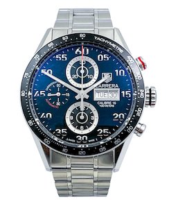 TAG Heuer Carrera Calibre 16 Chronograph Automatic Stainless Steel Mens Wristwat&hellip;