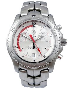TAG Heuer Link Chronograph Oracle Racing Edition Mens Wristwatch CT1118