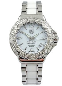 Tag Heuer Formula 1 DIAMOND SET BEZEL Stainless Steel and Ceramic Quartz Ladies &hellip;
