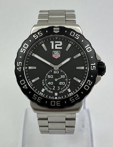 TAG Heuer Formula 1 BIG DATE Stainless Steel Quartz Mens Wristwatch Ref WAU1110 &hellip;