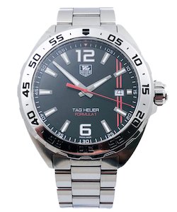 Tag Heuer Formula 1 Stainless Steel Quartz Mens Wristwatch Ref WAZ1116 Box and P&hellip;